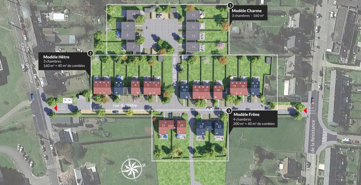 Image de NIVELLES - NOUVEAU PROJET - ILOT MAILLEBOTTE - LOT 15 - NIVELLES